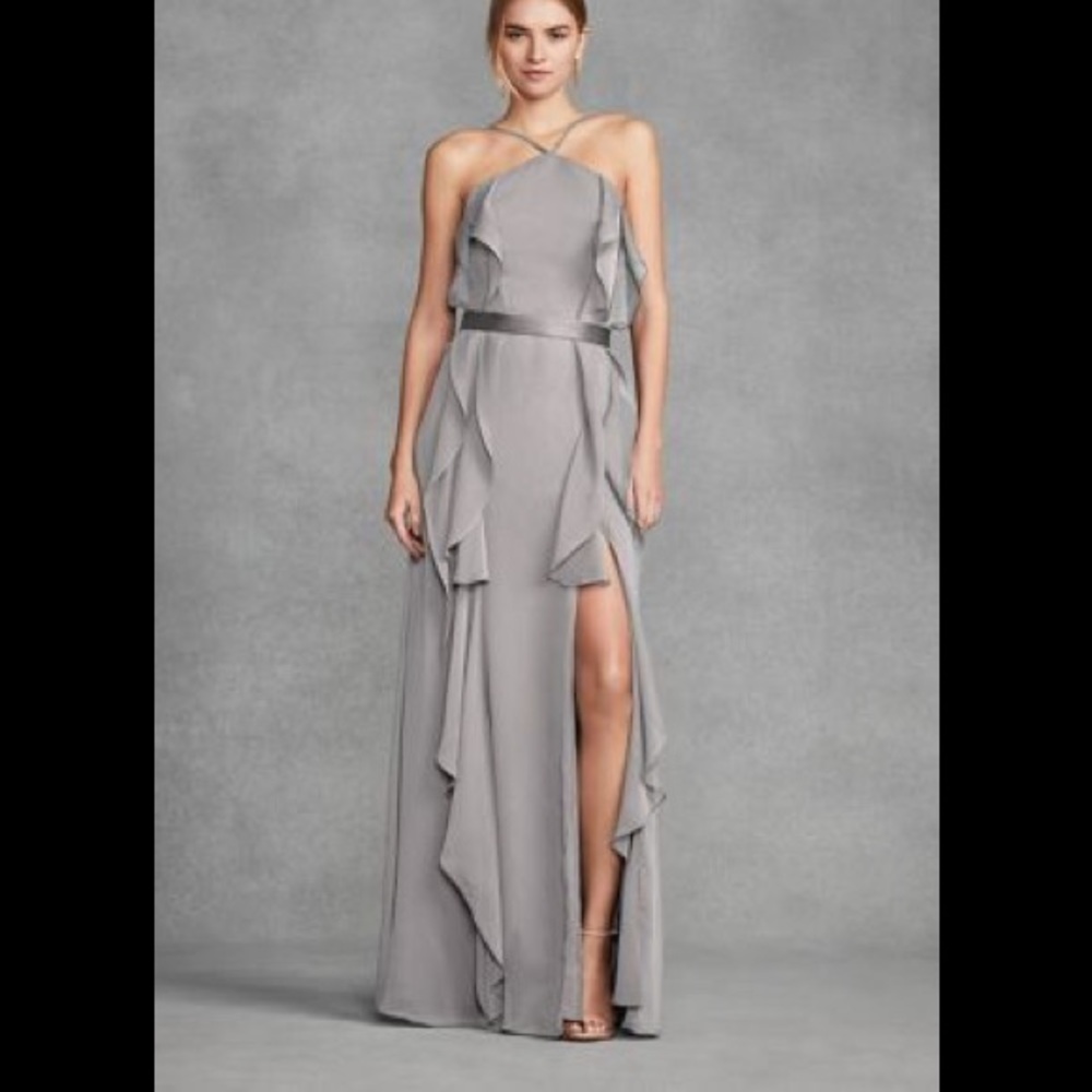 Vera wang white bridesmaid dress